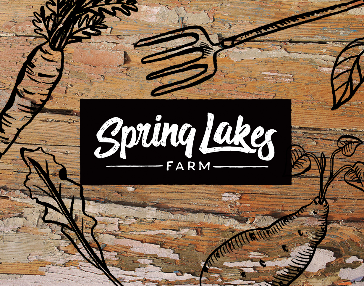 Spring Lakes Farm logo, website and packaging design by Tegan Swyny of Colour Cult Graphic Design, Brisbane.